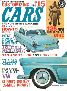 CARS 1961 OCT - HALF MOUSE - V4, '41 FORD PICKUP, GLASPAR, '55 CHEVY, '57 VETTE